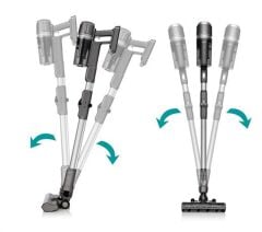 HISENSE HVC6264BK DİKEY ŞARJLI SÜPÜRGE SİYAH