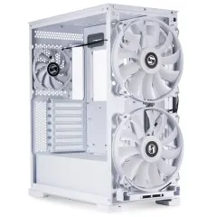 Lian Li Lancool 215 Snow RGB Mid-Tower E-ATX Gaming Oyuncu Kasası, Beyaz