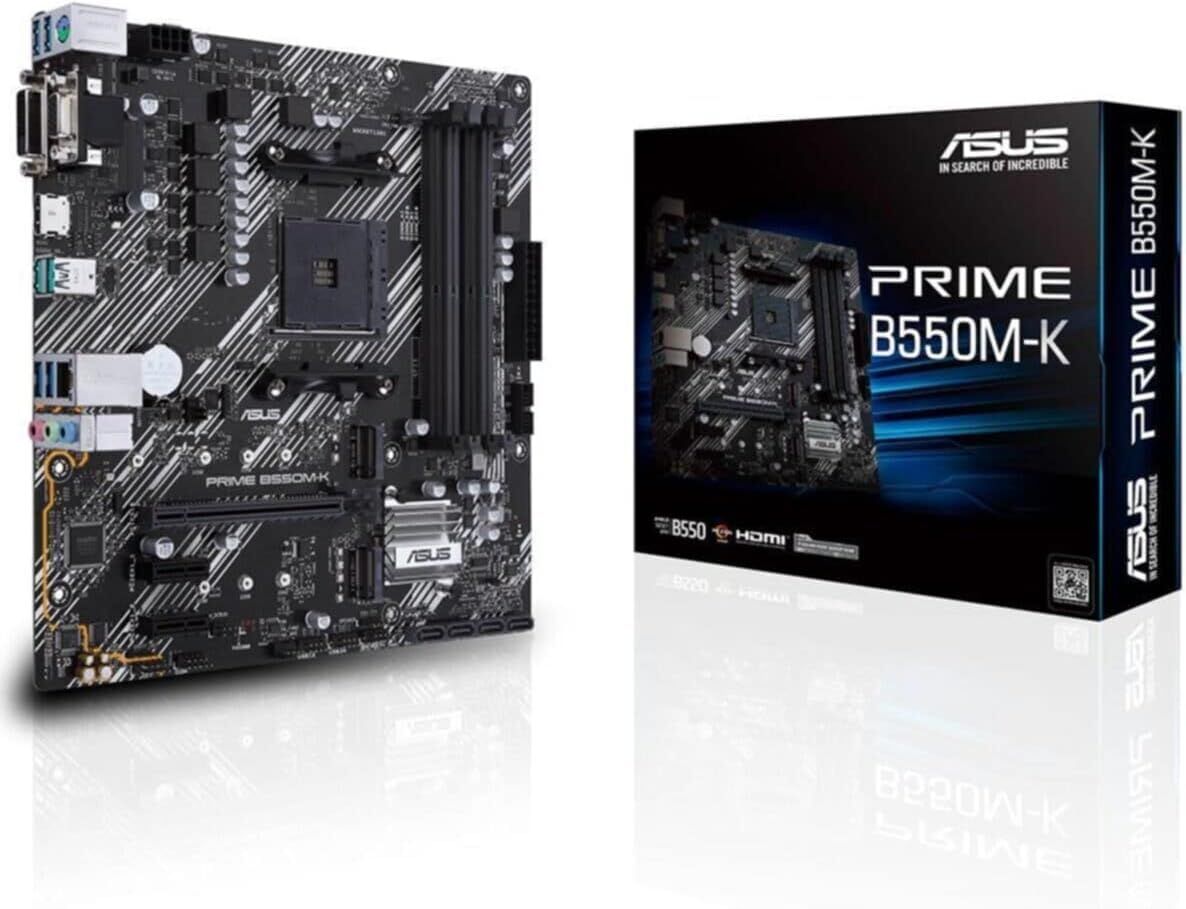 Asus Prime B550M-K AMD AM4 DDR4 Micro ATX Anakart