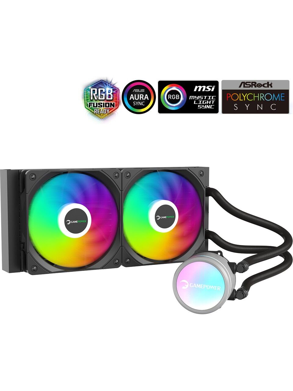GAMEPOWER SKADI V2 240 AIO ARGB SIVI SOĞUTMA