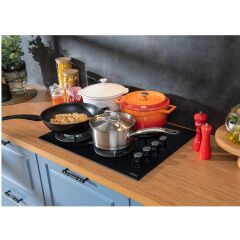 VESTEL AOB-6104W ANKASTRE CAM OCAK SİYAH