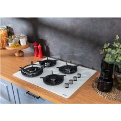 VESTEL AOW-6104W ANKASTRE CAM OCAK BEYAZ