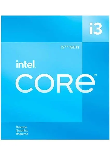 INTEL i3-12100F 3.3 GHZ 4.3 GHZ 12MB LGA1700P BOX