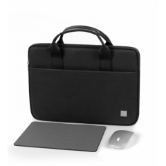 Wiwu Genius Serisi Mouse ve Mouse Pad Hediyeli 14 Notebook Çantası, Siyah