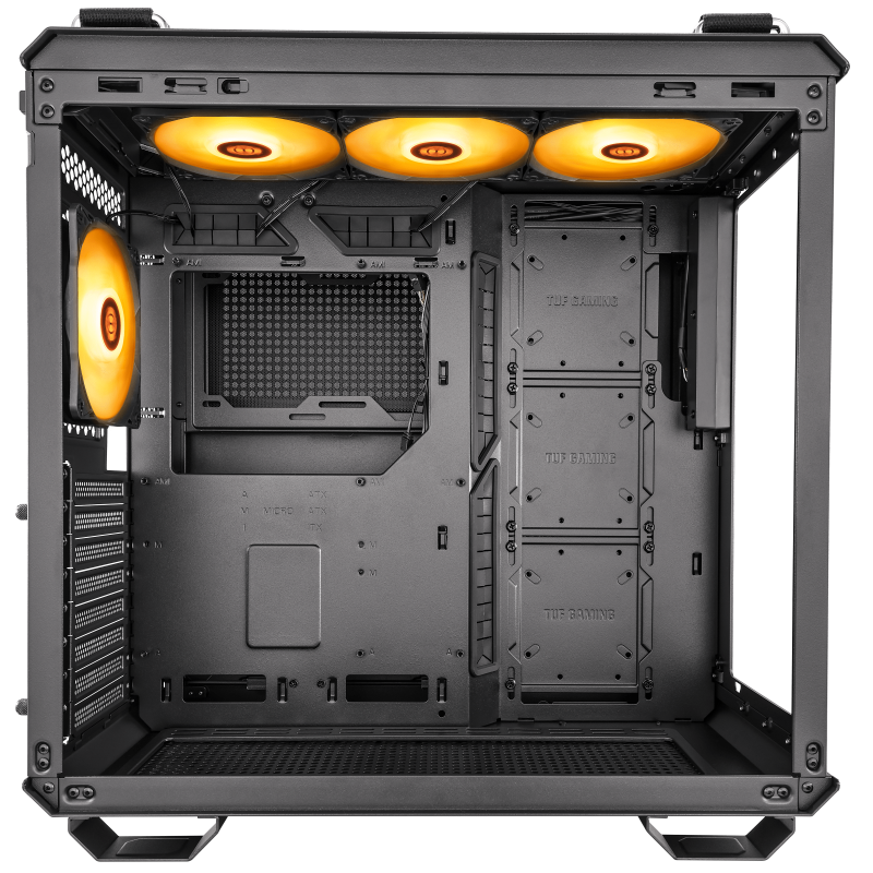 Asus TUF Gaming GT502 Plus Temperli Cam USB Type-C ATX Mid-Tower Gaming Kasa, Siyah