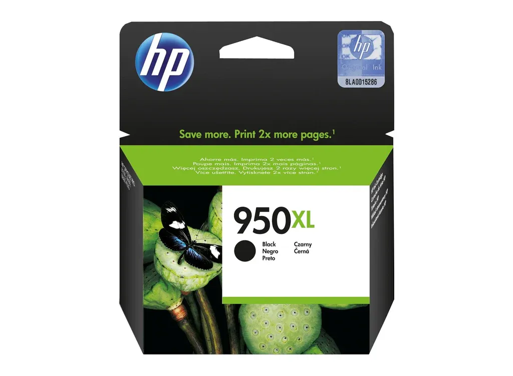 HP 950XL CN045A Yüksek Kapasite Orjinal Kartuş, Siyah