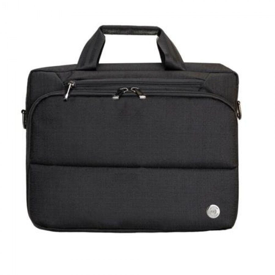 PLM Tilya Siyah 13-14'' Suni Deri Kumaş Notebook Çantası