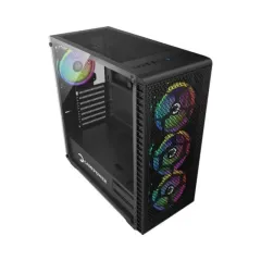 GamePower Horizon Gaming MESH 4*120mm RGB Fan Mesh Kasa RGB Kontrolcü ve Uzaktan Kumanda