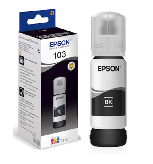 EPSON 103 SİYAH C13T00S14A MÜREKKEP 65ML
