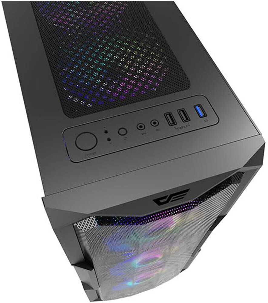 DarkFlash Aquarius Mesh Siyah Mid Tower ATX Bilgisayar Kasası