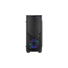 Aerocool AE TMHWK A400 400W Akrilik Panel Led Fanlı Midi Tower Siyah ATX Kasa