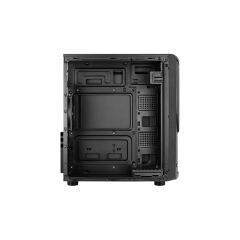 Aerocool AE TMHWK A400 400W Akrilik Panel Led Fanlı Midi Tower Siyah ATX Kasa