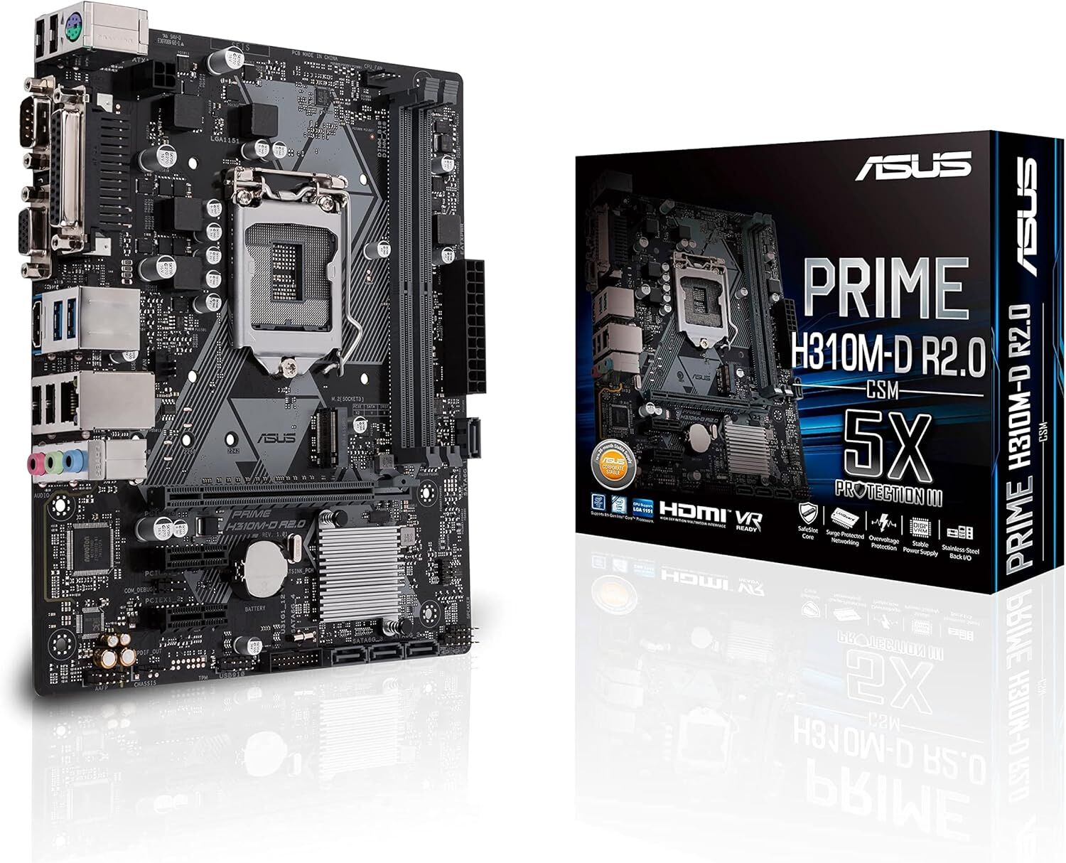Asus PRIME H310M-D R2.0 Intel LGA151 DDR4 Micro ATX Anakart
