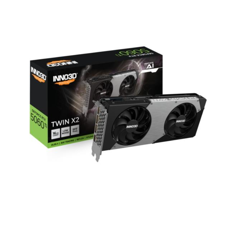 Inno3D RTX5060Ti Twin X2 16GB 128Bit GDDR7 3xDP, HDMI