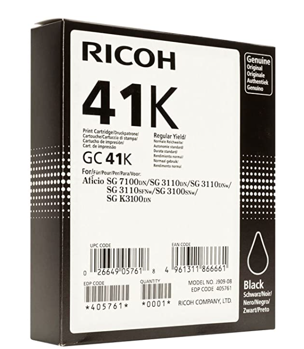 RİCOH 41K KRT 2.500 SAYFA SİYAH