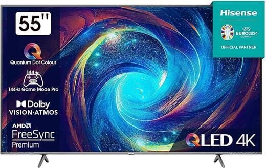 HISENSE 55E7KQ 55'' 4K QLED PRO HDR SMART TV