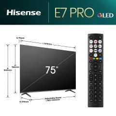 HISENSE 75E7NQ 75'' QLED UHD SMART TV