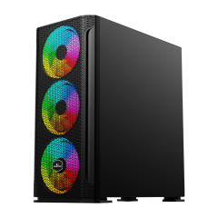 Rampage Trapper RGB Fan 650W 80+ Bronze Siyah Oyuncu Kasası