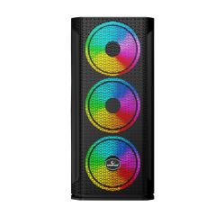 Rampage Trapper RGB Fan 650W 80+ Bronze Siyah Oyuncu Kasası