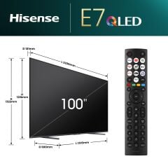 HISENSE 100E7NQ PRO 100'' QLED UHD SMART TV