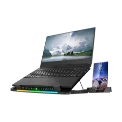 DarkFlash G200 Notebook Soğutucu Siyah 16'' Laptop Uyumlu,USB Kablo,Akıllık Telefon Standı