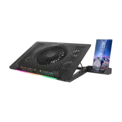DarkFlash G200 Notebook Soğutucu Siyah 16'' Laptop Uyumlu,USB Kablo,Akıllık Telefon Standı