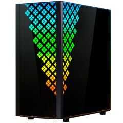 Gamepower Dawn TG ARGB Fan E-ATX Siyah Oyuncu Kasası