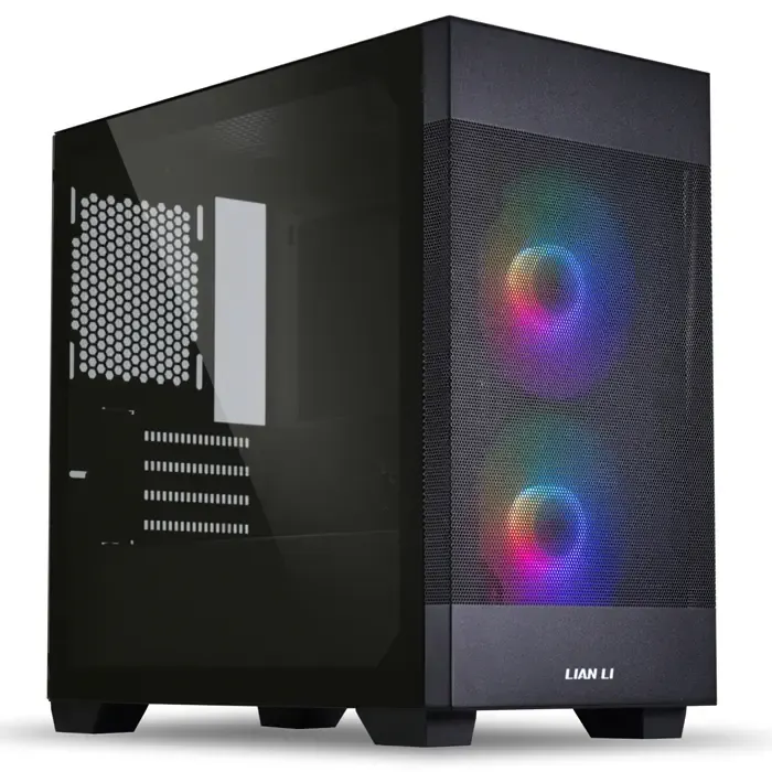 Lian Li Lancool 205M Mesh mATX Mid-Tower Oyuncu Kasası, Siyah