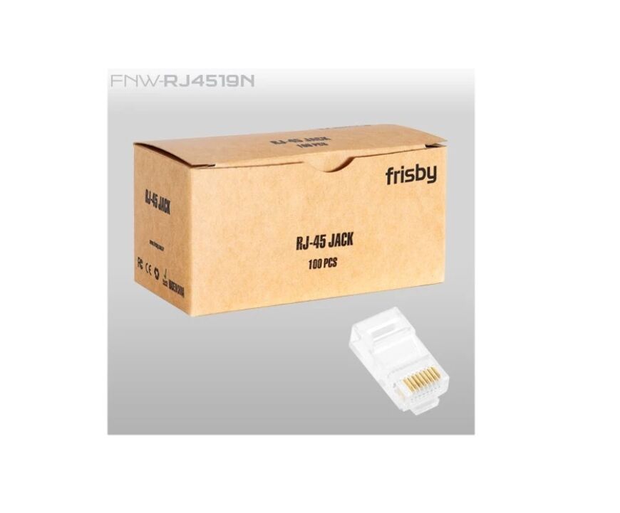 Frisby FNW-RJ4519N RJ45 UTP Konnektör 100'lü Paket