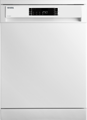 VESTEL DWA1E6B1W Beyaz Bulaşık Makinesi A++