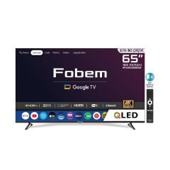 FOBEM MT65EG8000QF 65'' UYDU ALICILI 4K ULTRA HD QLED GOOGLE TV