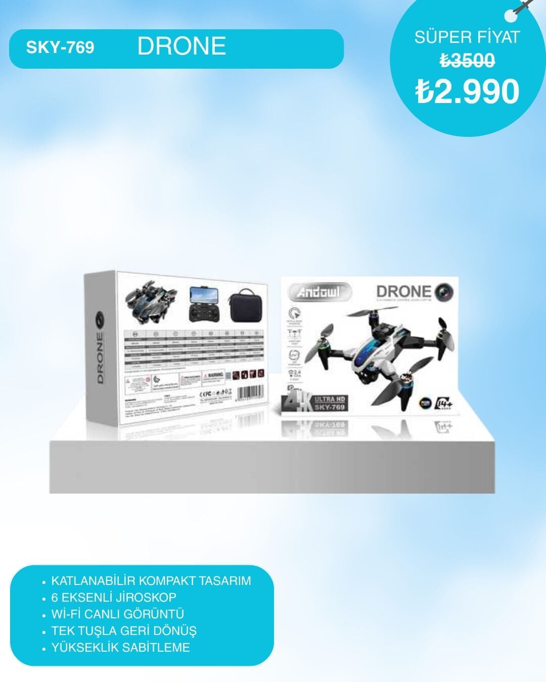 Andowl SKY-769 Drone