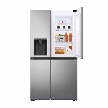 - LGGSJV70PZTF Water & Ice Dispenser | ThinQ (WiFi) | American Fridge Freezer | 635L | GSJV70PZTF | Shiny Steel
