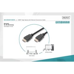 Digitus AK-330107-020-S 2m 4K Hdmi Kablosu