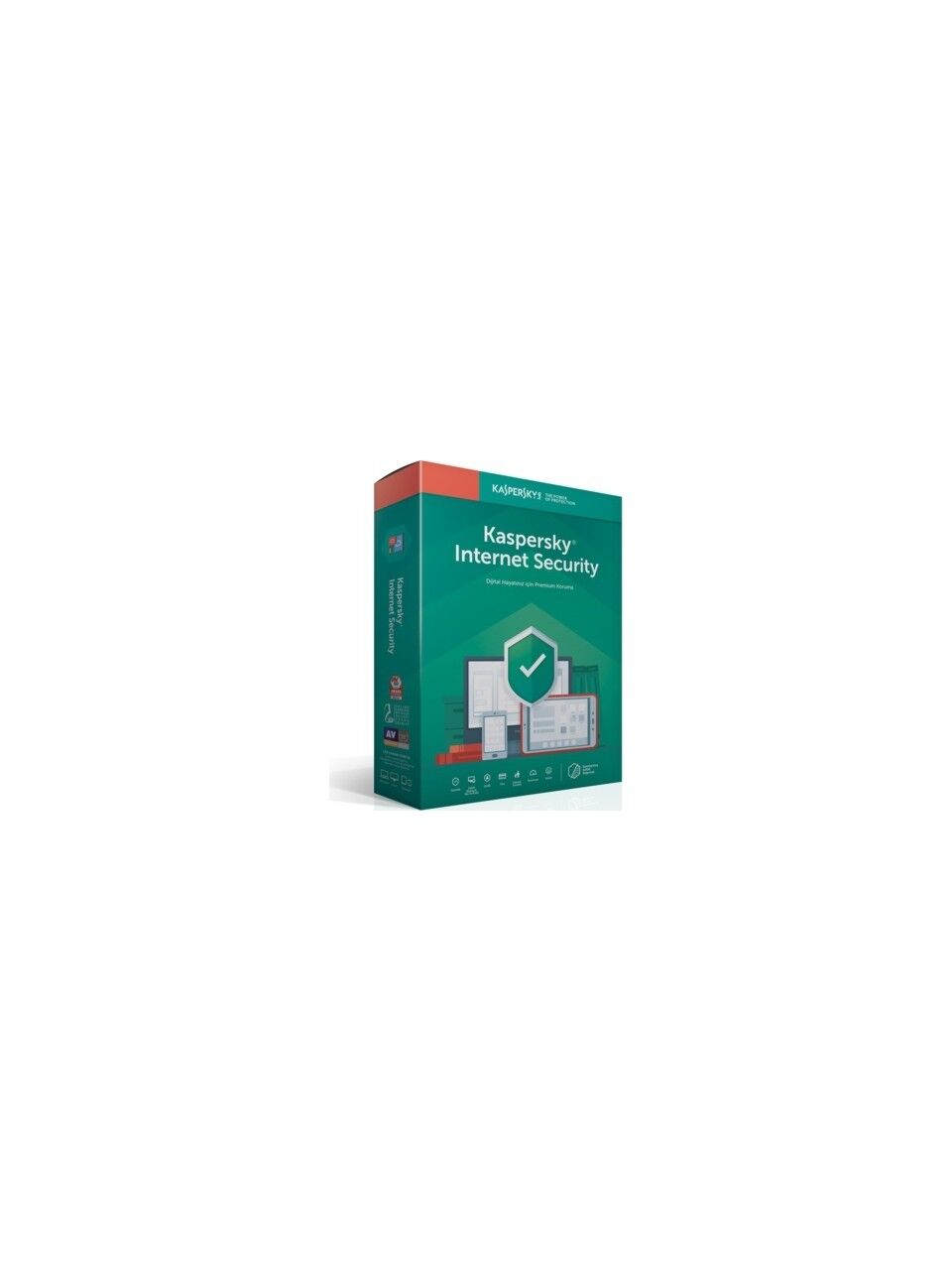Kaspersky Internet Security - 2 Kullanıcı - 1 Yıl Dvd Kutu