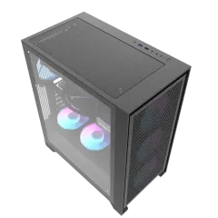 Aigo DRX70 Mesh 80+ Bronze 750W Argb Mid Tower Kasa, Siyah