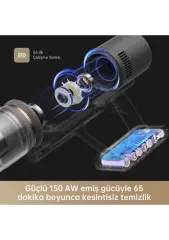 Dreame Z10 Station Kablosuz Elektrikli Süpürge/dikey Süpürge - 2.5l Otomatik Toz Hazneli, Akıllı Dik Süpürge, Halı, Sert Zemin, Fayans ve Evcil Hayvan Tüyü Için Güçlü Yer Temizliği, Hafif