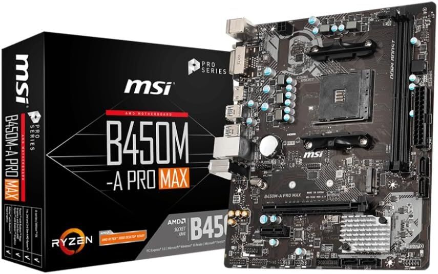 Msi B450M-A Pro Max AMD AM4 DDR4 Micro ATX Anakart