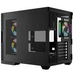 GamePower Warcry Vertex Serisi ARGB Kavisli Temper Cam Type-c Atx Gaming Kasa