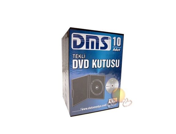 DMS DVD TEKLİ SİYAH 10LU KUTU