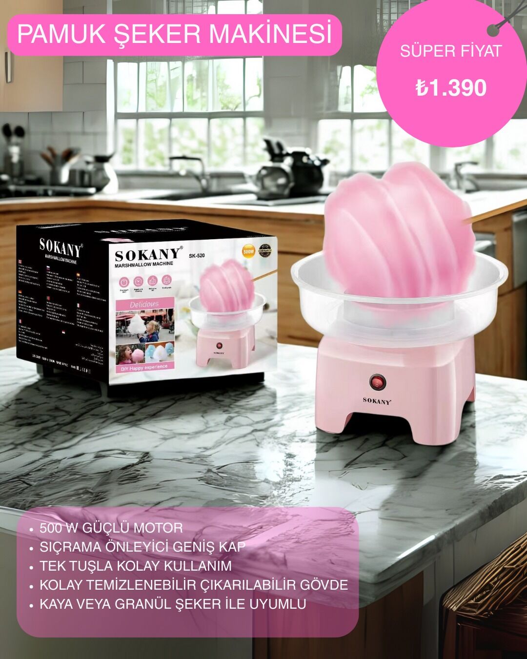 Pamuk Şeker Makinesi