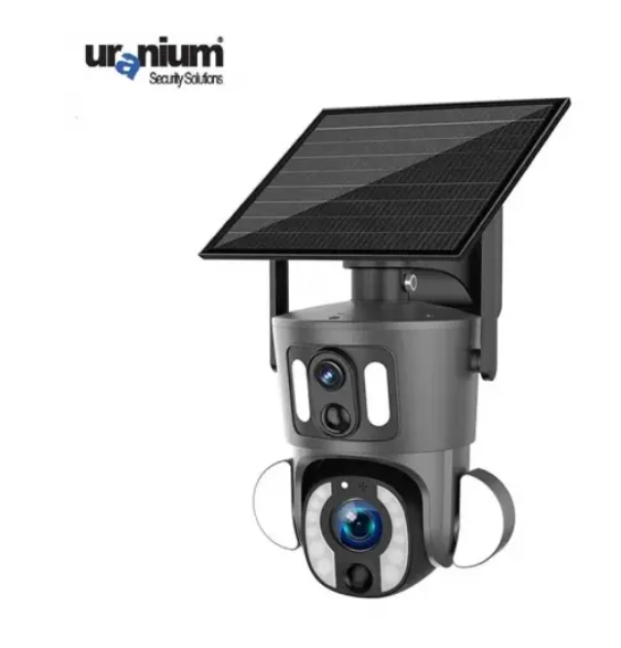 URANIUM ANP-PTZ3040S4G 3MP+3MP ÇİFT KAMERALI 10X ZOOM 4G/LTE 40MT IR LED/FLOODLIGHT RENKLİ SOLAR PANELLİ PTZ KAMERA