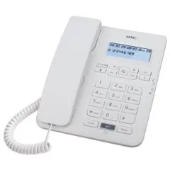 Karel TM145 Kablolu Telefon - Siyah/Beyaz