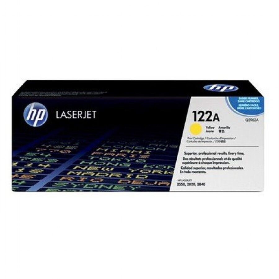 HP Q3962A 122A Original LaserJet Toner, Sarı