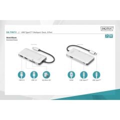 Digitus DA-70874 Type-C Dönüştürücü