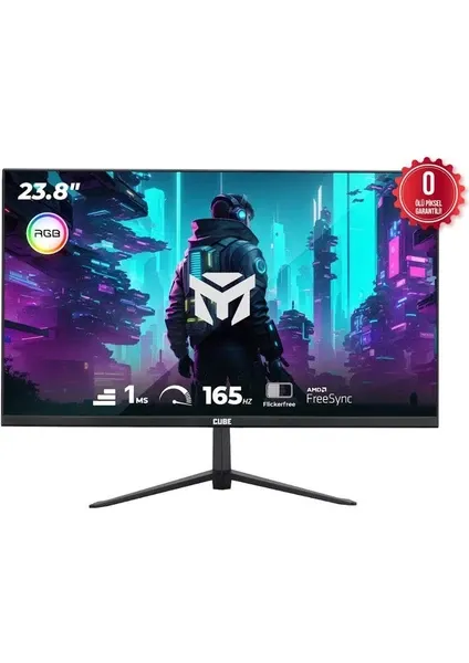 23.8 CUBE PF-24V165F VA 1MS 165HZ HDMI DP SİYAH