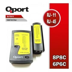 Qport Q-TS11 RJ11-RJ45 Kablo Test Cihazı