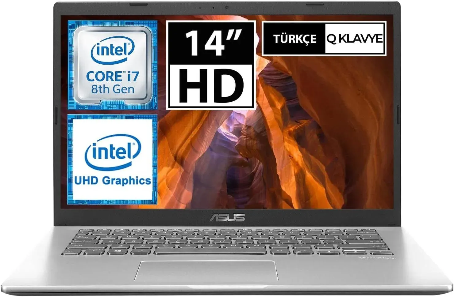 Asus X409FA i7-8565U 8GB 256GB SSD 14'' HD FreeDOS Notebook