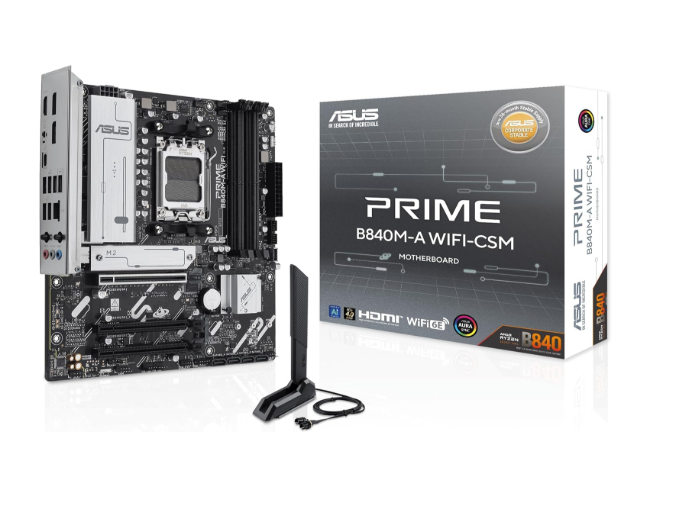 ASUS PRIME B840M-A WIFI AM5 DDR5 SES GLAN DP/HDMI SATA3 USB3.2 mATX