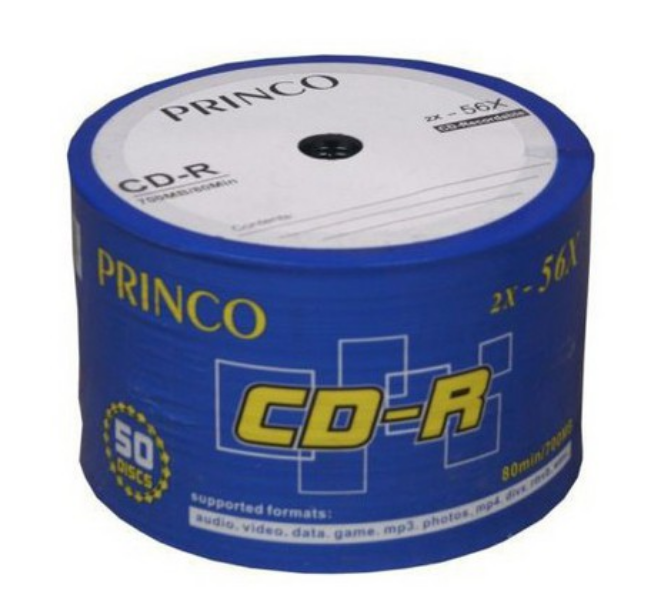 PRINCO CD-R 56x 700MB 50'li SHING PAKET